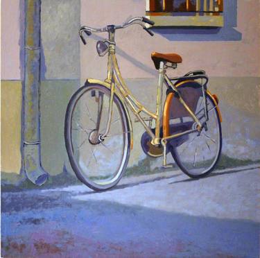 Print of Figurative Bicycle Paintings by felipe san pedro diaz