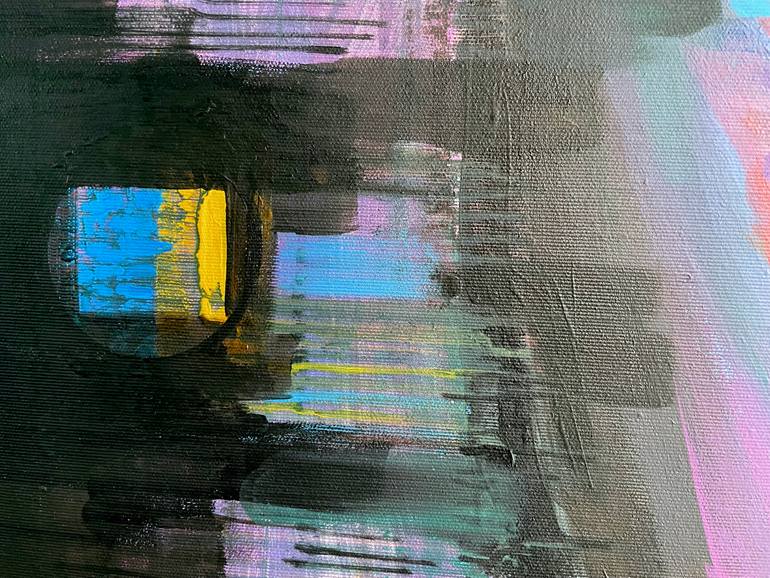 Original Expressionism People Painting by Anna Miklashevich