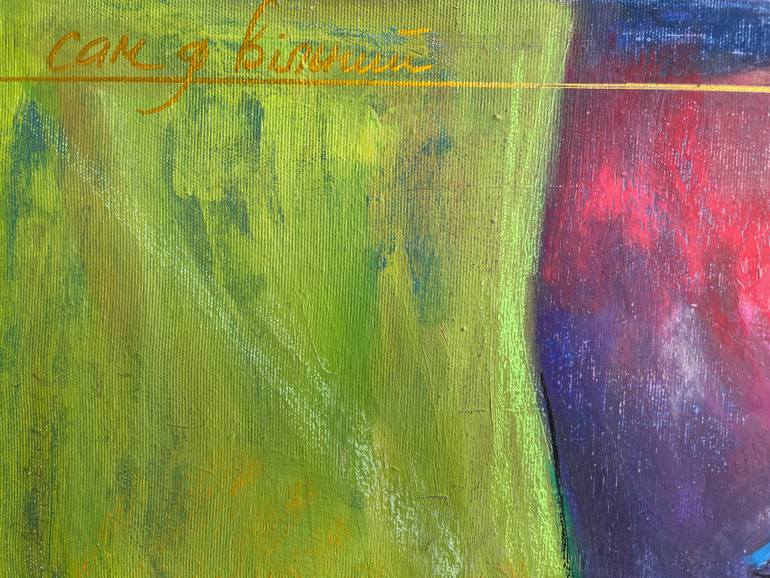 Original Expressionism Women Painting by Anna Miklashevich