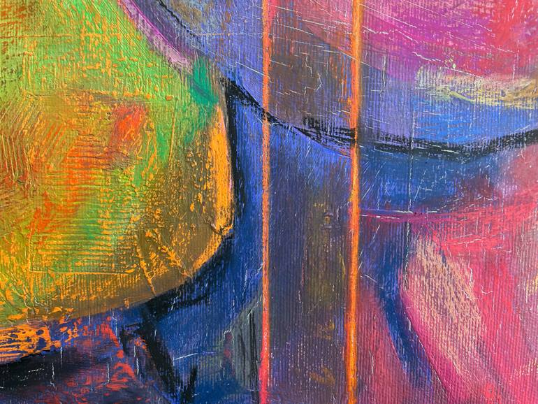 Original Expressionism Women Painting by Anna Miklashevich