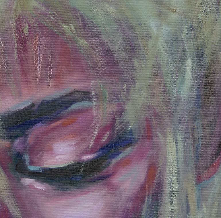 Original Expressionism People Painting by Anna Miklashevich