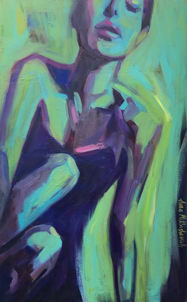 Original Expressionism Women Paintings by Anna Miklashevich