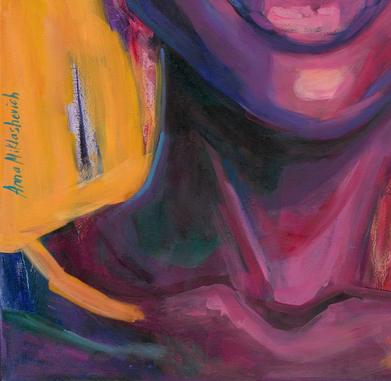 Original Contemporary Women Painting by Anna Miklashevich