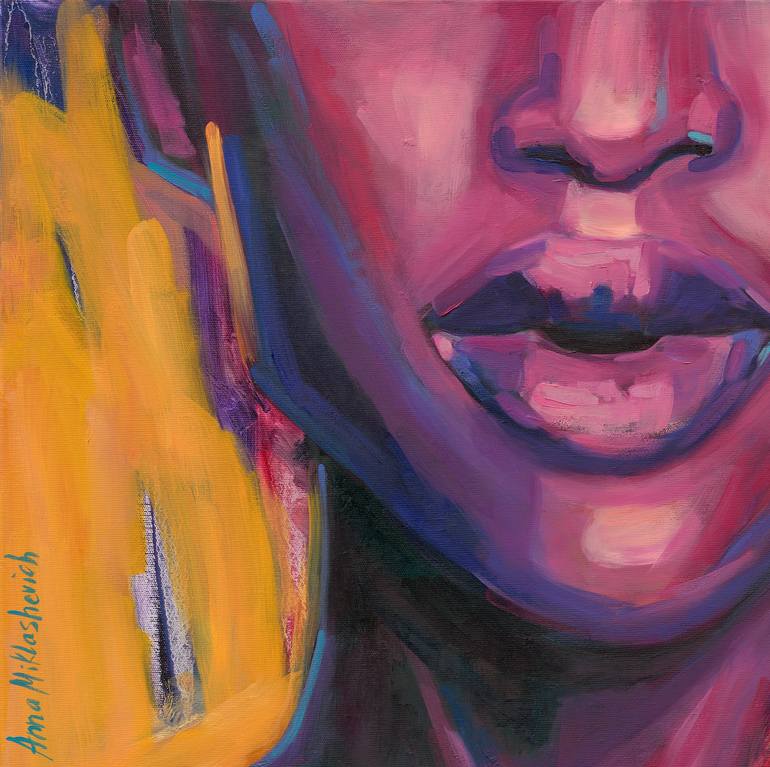 Original Contemporary Women Painting by Anna Miklashevich