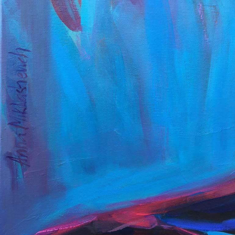 Original Expressionism Women Painting by Anna Miklashevich