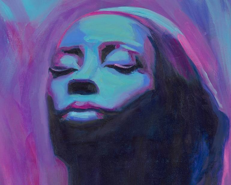 Original Contemporary People Painting by Anna Miklashevich