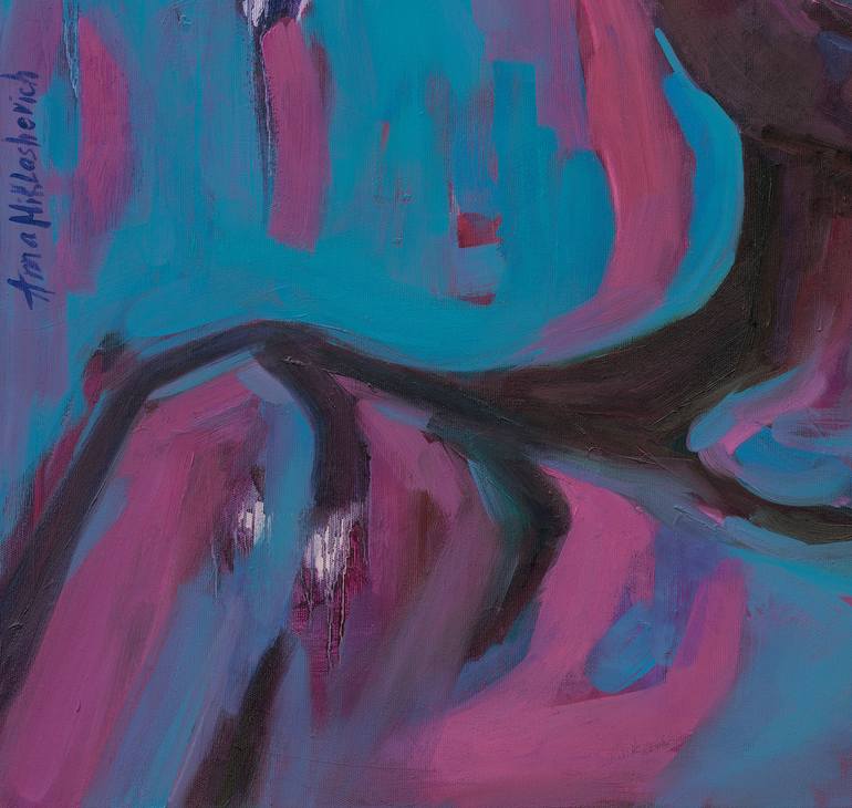 Original Contemporary Women Painting by Anna Miklashevich