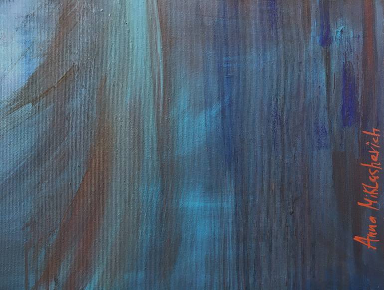 Original Expressionism People Painting by Anna Miklashevich