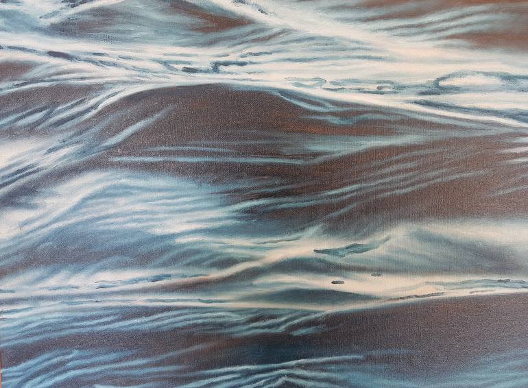 Original Realism Seascape Painting by Mario Galarza Bejarano