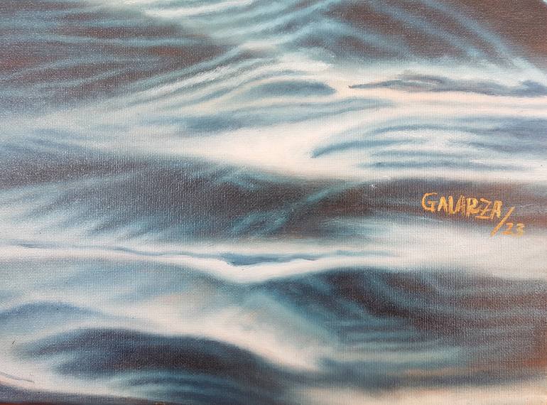 Original Realism Seascape Painting by Mario Galarza Bejarano