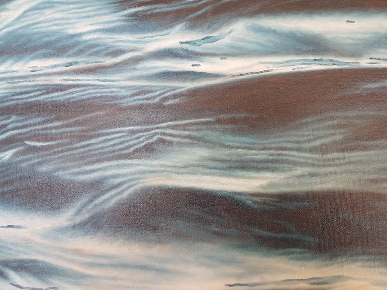 Original Realism Seascape Painting by Mario Galarza Bejarano