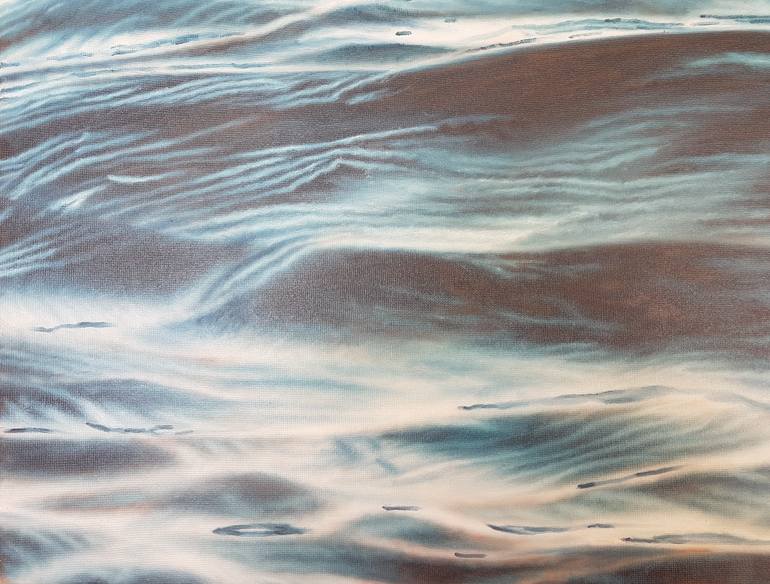 Original Realism Seascape Painting by Mario Galarza Bejarano