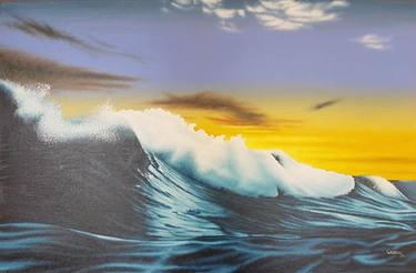 Original Seascape Paintings by Mario Galarza Bejarano