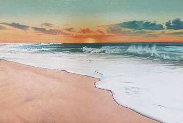 Original Realism Seascape Paintings by Mario Galarza Bejarano