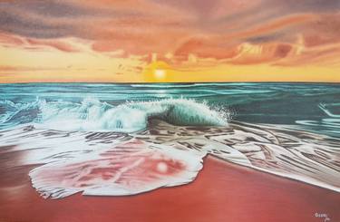 Original Seascape Paintings by Mario Galarza Bejarano