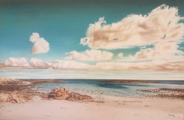 Print of Figurative Seascape Paintings by Mario Galarza Bejarano