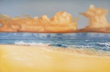 Print of Figurative Seascape Paintings by Mario Galarza Bejarano