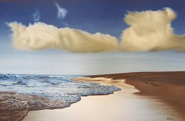 Original Realism Seascape Paintings by Mario Galarza Bejarano