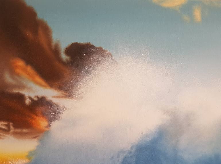 Original Figurative Seascape Painting by Mario Galarza Bejarano