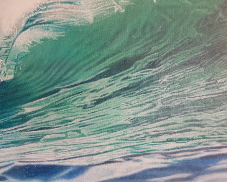 Original Figurative Seascape Painting by Mario Galarza Bejarano