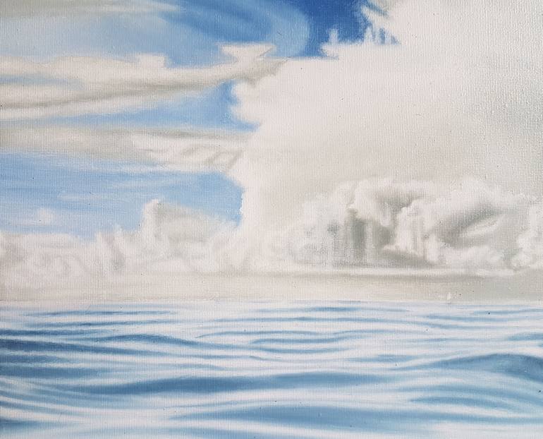 Original Contemporary Seascape Painting by Mario Galarza Bejarano