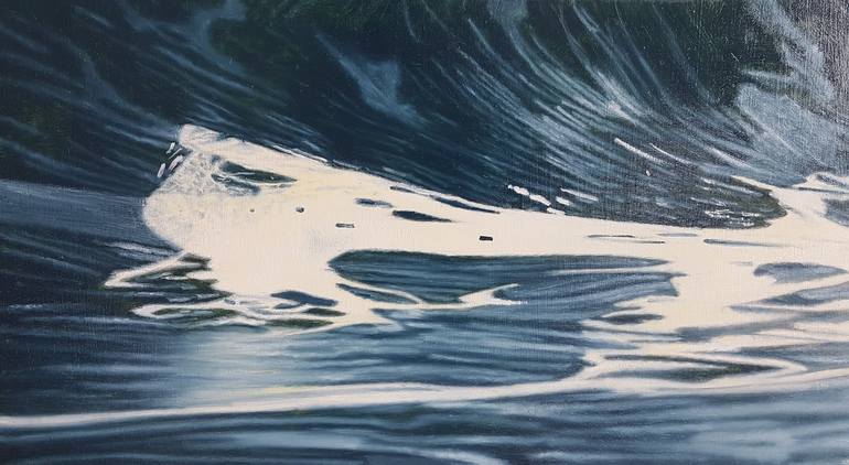 Original Contemporary Seascape Painting by Mario Galarza Bejarano