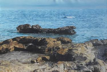 Print of Photorealism Seascape Paintings by Mario Galarza Bejarano