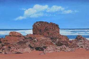 Print of Photorealism Seascape Paintings by Mario Galarza Bejarano