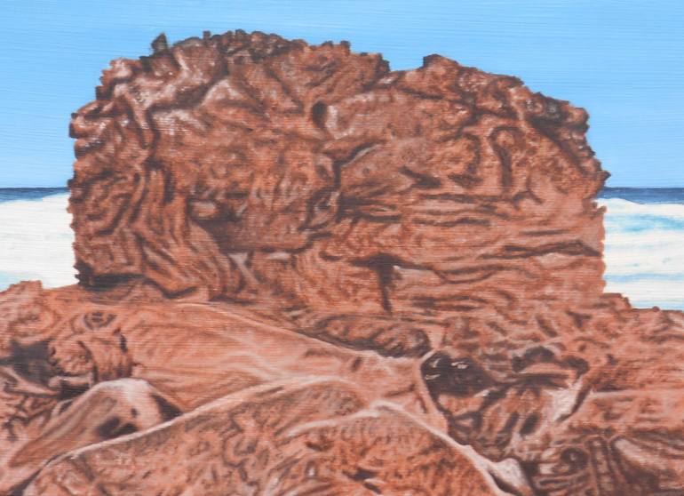 Original Figurative Seascape Painting by Mario Galarza Bejarano