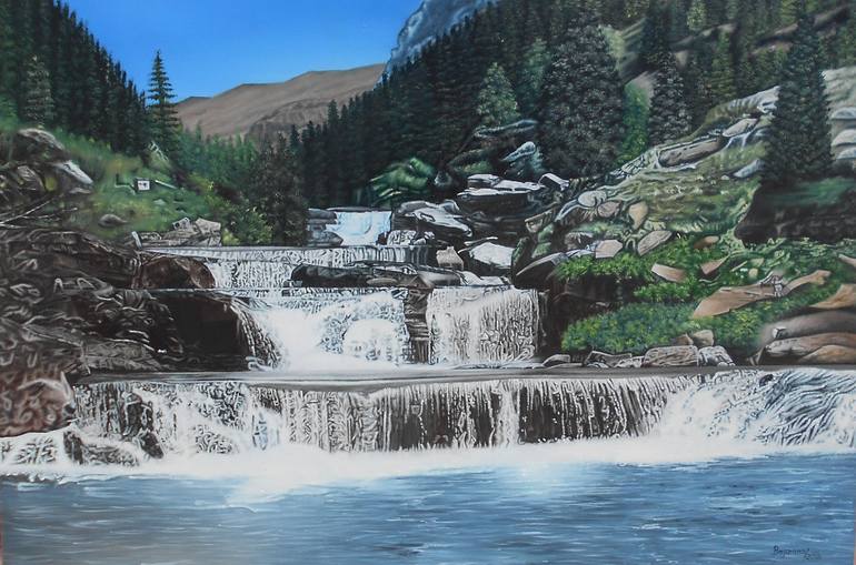 Original Photorealism Nature Painting by Mario Galarza Bejarano