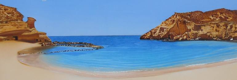 Original Photorealism Seascape Painting by Mario Galarza Bejarano