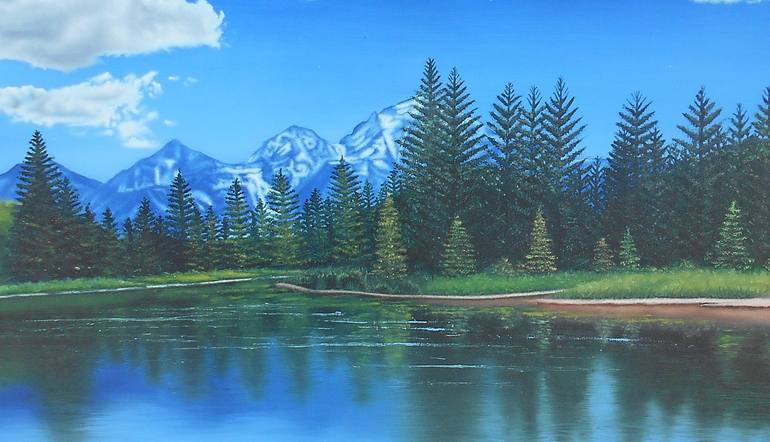 Original Nature Painting by Mario Galarza Bejarano