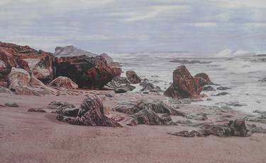 Original Photorealism Seascape Paintings by Mario Galarza Bejarano