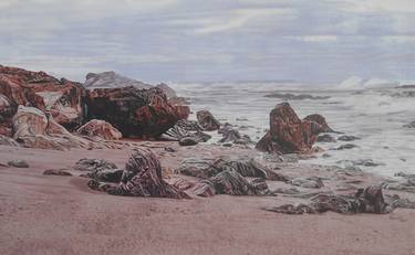 Print of Photorealism Seascape Paintings by Mario Galarza Bejarano