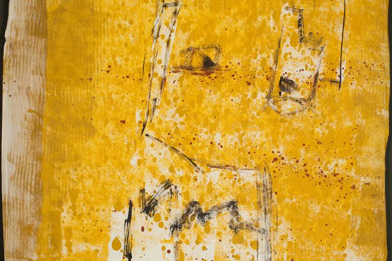 Original Abstract People Painting by Nikos Mantziaris