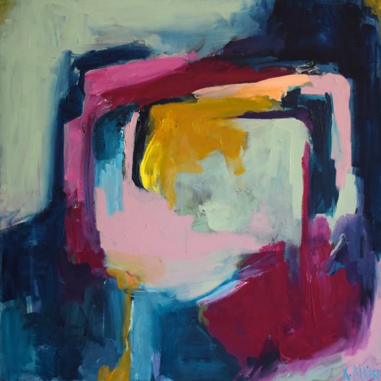 Original Abstract Expressionism Abstract Painting by Katie Bridge Altieri