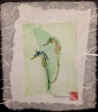 Seahorse couple 1 of 1 Limited Edition thumb