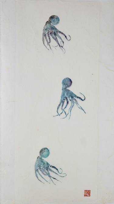 Original Fish Printmaking by Paula Nishikawara