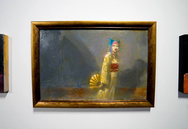 Original Illustration Women Painting by Felipe Echevarria