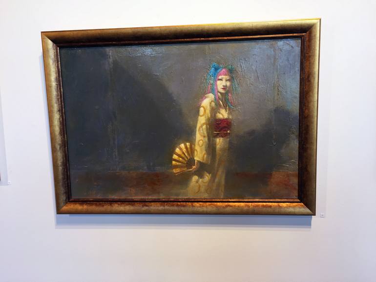 Original Illustration Women Painting by Felipe Echevarria