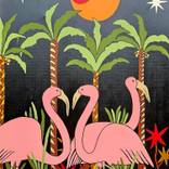 flamingo nights by Liz Johnston