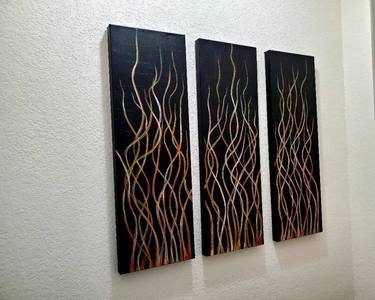 Original Abstract Nature Paintings by Liz Johnston