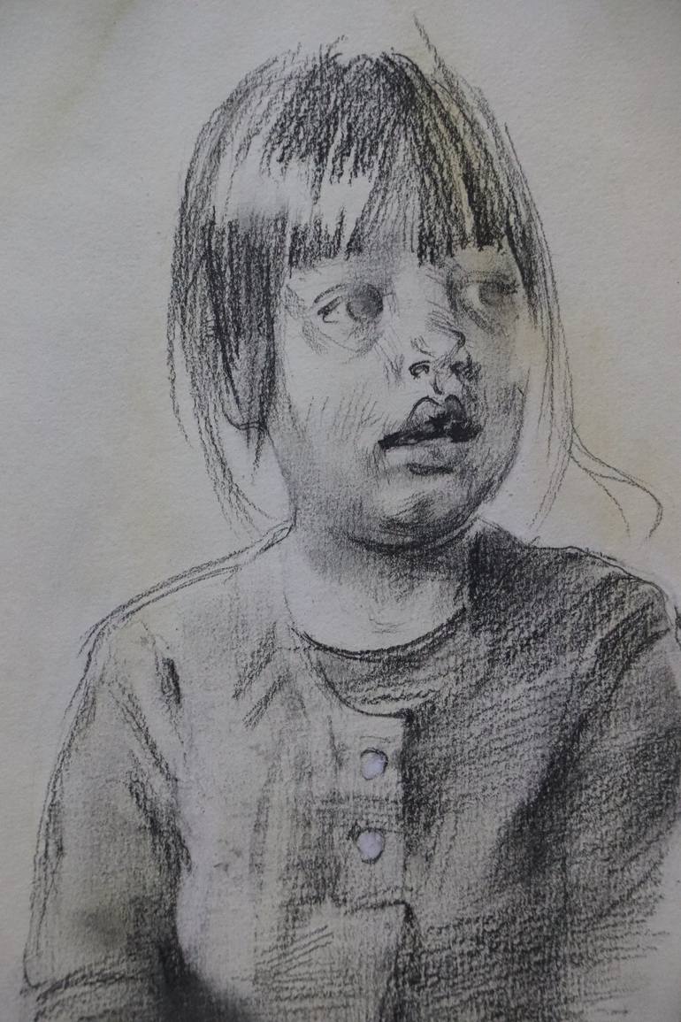 Original Figurative Kids Drawing by Slava Shults