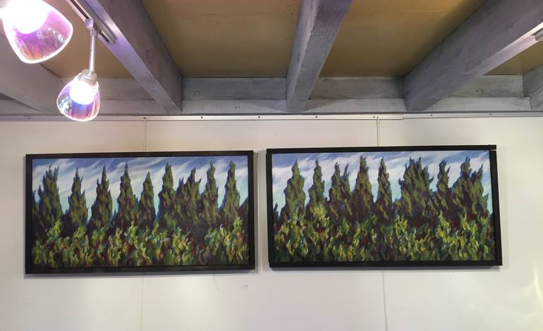 Original Expressionism Landscape Painting by Sophie Labayle