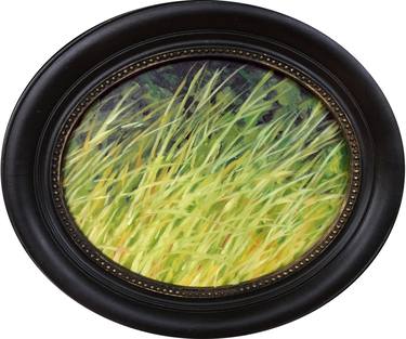 Wild Grass in Oval frame thumb