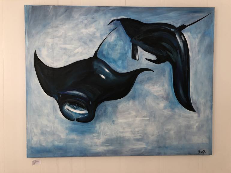 Original Figurative Animal Painting by Silvia Rubboli Golf