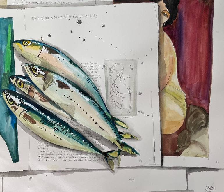 Original Figurative Still Life Drawing by Silvia Rubboli Golf