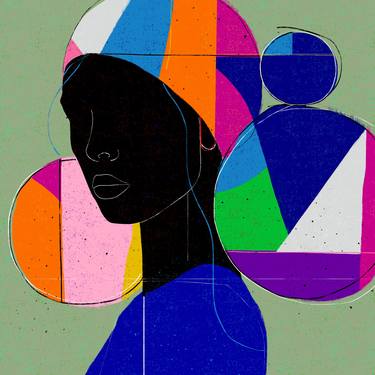 Print of Abstract Women Digital by Luciano Cian