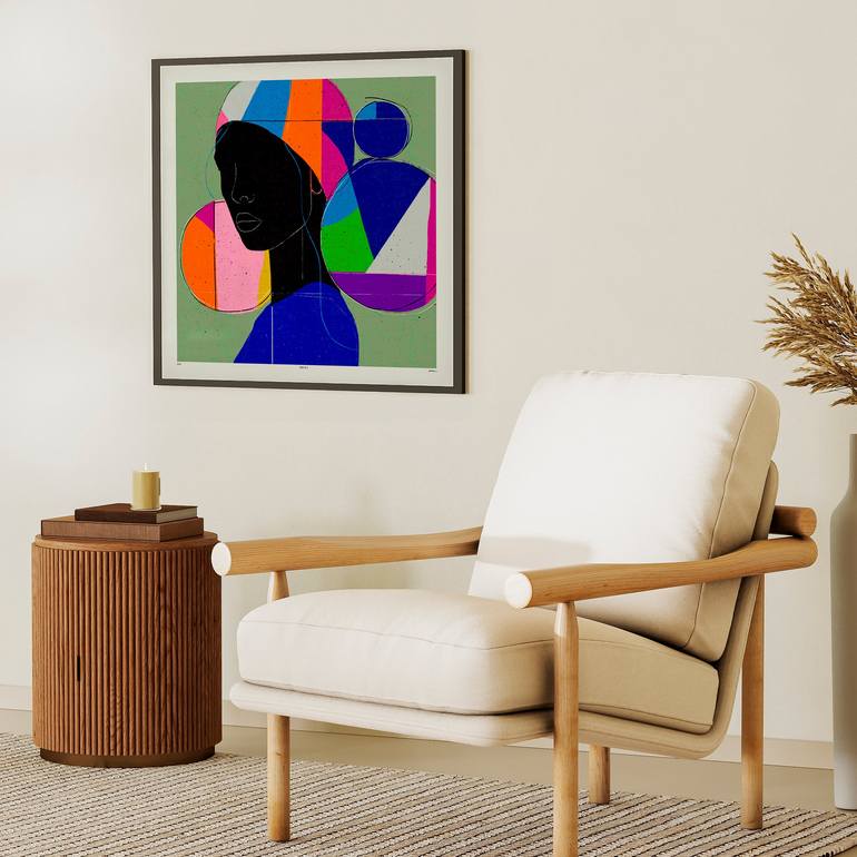 Original Abstract Women Digital by Luciano Cian