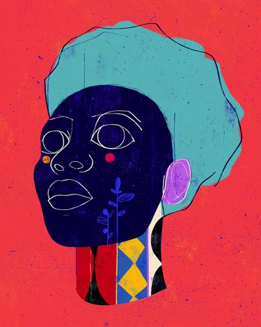 Original Portraiture Women Digital by Luciano Cian